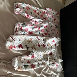 Festive Baby Onesies with Holiday Prints